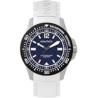 Nautica Reloj Analógico para Hombre de Cuarzo con Correa en Caucho NAPMAU004