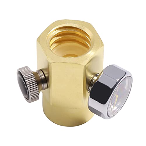 Adaptador de recarga de cilindro de co2 garrafa de refrigerante de latão grande para pequeno mini co