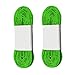 BESPORTBLE 1 paire de lacets cirés de hockey pour patins à haute résistance parfaits pour patins à glace et patins à glace et bottes de 96 pouces (Vert)