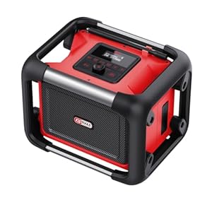 KS Tools 100172F Baustellenradio Bluetooth-Lautsprecher