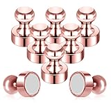 Pack of 8 Rose Gold Magnets Pink Push Pins Magnets Ideal Whiteboard Magnets Refrigerator Magnet Adul