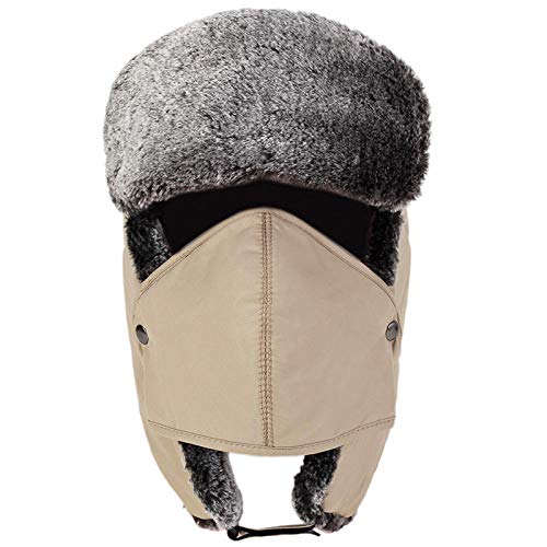 Chapeau Lei Feng Bomber thermique étanche homme femme pour l'hiver