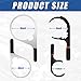 Lanties 4 Pcs 4.6'', 5'', 6'', 8'' Fuel Filter Wrench Set, Compatible with Various Fuel Filter Size Include Water Separator, Engines