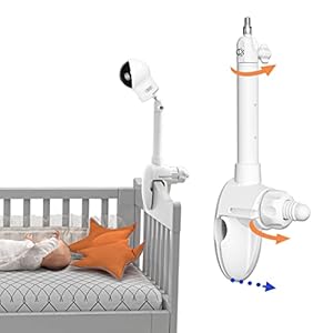 Babycamerahouder voor eufy Security SpaceView-babyfoon – / SpaceView S / SpaceView Pro Babyfon, babymonitorhouder (verbeterde versie)