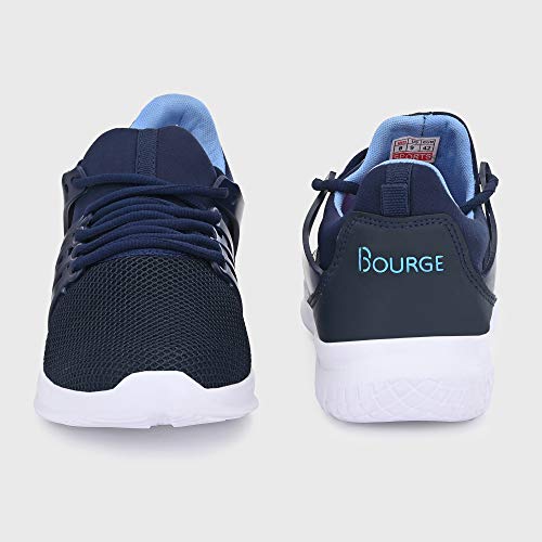 Image of Bourge Reef-06 Navy and Sky Running Shoes