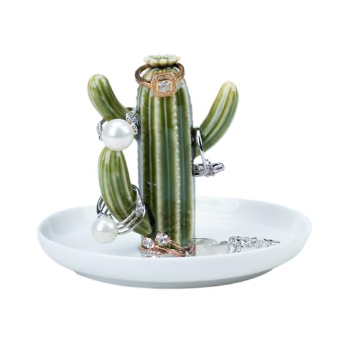 Fancy Lemon Ceramic Decorative Jewelry Tray Trinket Dish, Ring Holder