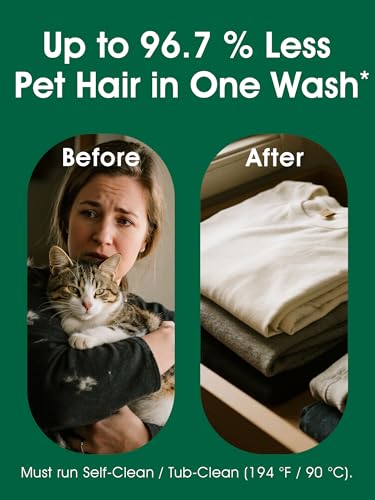 Seedshub Pet Hair Remover for Laundry - Hair Dissolving Laundry Powder, Laundry Detergent & Stain Remover for Clothes, Dog Hair Remover, Cat Hair Remover, 96.7% Pet Hair Dissolving Rate, 2 Sachets - Thumbnail 2