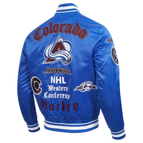 Image of Pro Standard Mens NHL Old English Satin Jacket