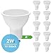 Produktbild Panorama24 LED GU10 SET 10 Stück 2 W mit einer Leuchtkraft von 19 W, warmweiß (3000 K), 150 lm, 110 ° Abstrahlwinkel, A+, Glühbirne, Birne, Halogen, Lampe, Spot, Strahler