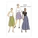 Vogue Patterns V9090A50 Misses' Skirt Sewing Template, Size A5 (6-8-10-12-14)