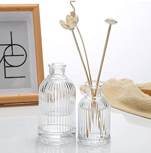 1Pcs 100ml/3.4oz Empty Clear Glass Diffuser Bottles Aromatherapy Diffuser Jar Fragrance Accessories Use for DIY Replacement Reed Diffuser Sticks Sets Essential Oils Crafts Decor - Image 4