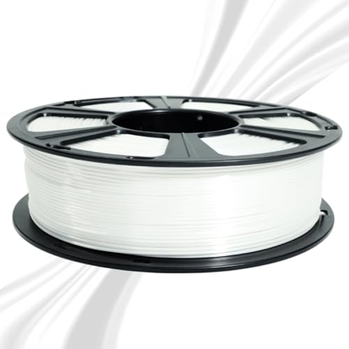 Image of GIANTARM 3D Printer Filament, Silk White Pla Filament, 1Kg(2.2lbs) Spool, 1.75mm Dimension Accuracy + /- 0.03mm, 3D Printing Filament