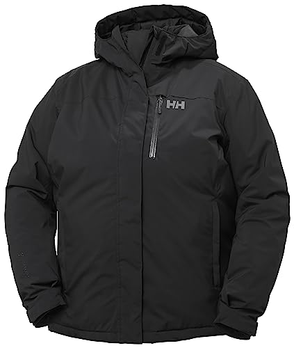 Helly-Hansen Womens Snowplay Plus Jacket, 990 Black, 2X