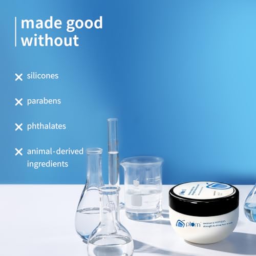 Image of Plum Coconut Milk & Peptides Strength and Shine Hair Mask |100g