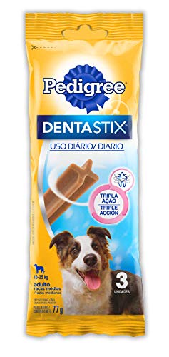 PEDIGREE Petisco Pedigree Dentastix Cuidado Oral Para Cães Adultos Raças Médias 3 Unidades