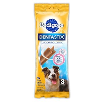 PEDIGREE Petisco Pedigree Dentastix Cuidado Oral Para Cães Adultos Raças Médias 3 Unidades