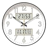 Orologio Da Parete Noise Senza Orologio Da Parete Radio Senza Rumore | Clockr Wall Non Scatta | Waanduhr Brillante Al Buio | Decorazione Della Casa Con Calendario | Calendario Di Decorazione Domestica
