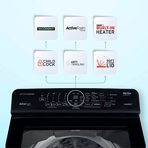 Image of Panasonic 7.5 Kg Wifi Built-In Heater Fully-Automatic Top Loading Smart Washing Machine (NA-F75V10LRB, Silver, Compatible with Alexa)
