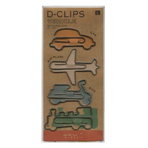 Trombones Midori Grande D-clips L en forme de train et avion assortis 43207006