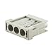 1758360000, Weidmuller, Male Module Without Contacts 3 Position Crimp, lot of 5