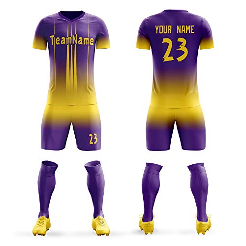 image for Carolt Custom Soccer Jersey Uniform Personalized Team Shirts & Shorts-