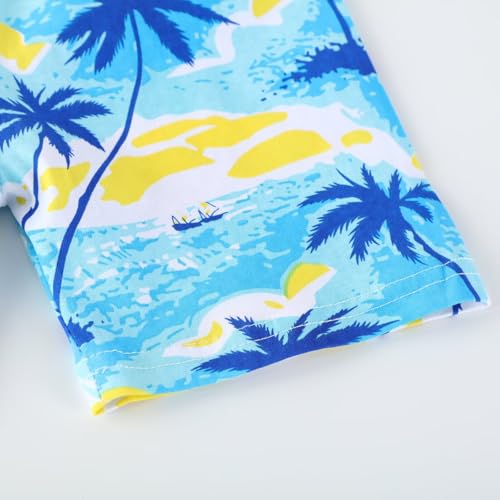 Image of Toddler Boy Clothes Kids Summer Cotton Outfits Shirt Short Sets Size 2-7