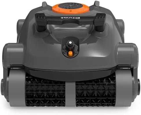 Pivot Cordless Robotic Cleaner,Wall Climbing,Extended Battery Life,Self-Parking,Automatic Pool Vacuum for Inground Pools up to 1,100 Sq.ft,Grey