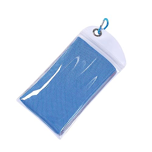 VICASKY Cold Towel Camping Accessories Yoga Cooling Towel Yoga Equipment Cooling Camp Sweat Running Accessories Workout Gear Sky-Blue