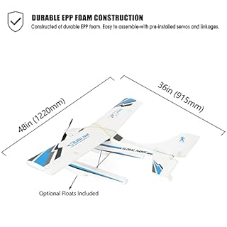 PLAYSTEM Global Hawk 2,4 GHz RC idrovolante Aereo azionamento telecomandato (rosso)-RTF