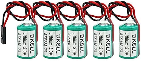 SHENYANG 5 Pack 3.0V 575332 TA PLC Battery for for Siemens 6FC5247-0AA18-0AA0, 810D 840D PLC