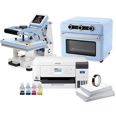 Epson F170 Sublimation Printer Bundle with Craft Express Combo Heat Press & Elite Sublimation Oven
