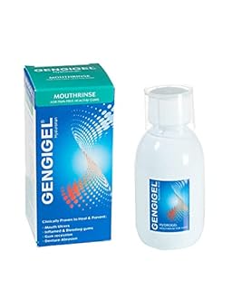 Gengigel Mouthwash 150ml – Hyaluronic Acid Mouth Ulcer Treatment for Adults, Gum Repair & Gum Disease Support, Oral Rinse for Dry Mouth, Gingivitis & Gum Irritation