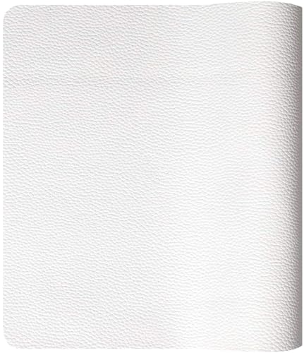 Image of Rexine Fabrics Upholstery Rexine Artificial Leather Sheet for Crafts /Sofas /Chairs /Auto Seat Covers Furnishing (4 Meter, White)