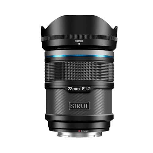 SIRUI Sniper 23mm obiektyw z autofokusem, szerokokątny obiektyw F1.2 APS-C, mocowanie E do A6400, A6700, ZV-E10, FX3/30 (23 mm, mocowanie E, czarny)