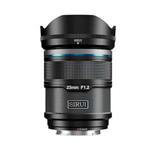 SIRUI Sniper 23mm Autofocus Lens, F1.2 Wide Angle APS-C Camera Lens for A5, A6, FX30, ZV-E10 (E Mount, Black)