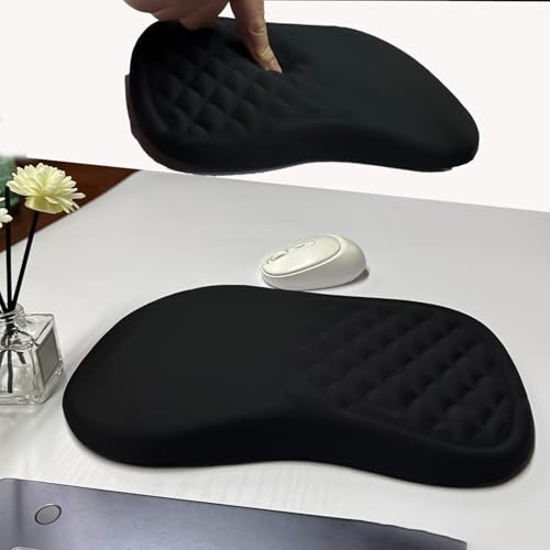 Alfombrilla de ratón ergonómica con reposamuñecas de espuma viscoelástica para juego y oficina 6