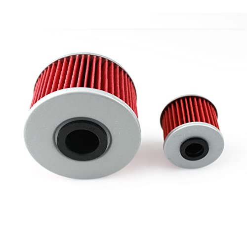 Motorcycle Oil Filter With O-Rings And Drain Plug Gaskets 15412-Mgs-D21 Fits For 2016-2020 Honda Pioneer 1000 Sxs1000 M3 M5 Replace Part Number 15412-Hp7-A01 91301-107-000 91302-Pa9-003 94109-12000 #TOP2