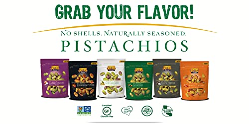 Setton Farms Naturally Seasoned Pistachio Kernels, Garlic Onion, No Shell Pistachios, Certified Non-Gmo, Gluten Free, Vegan And Kosher, 5 Oz Resealable Pouch #TOP3