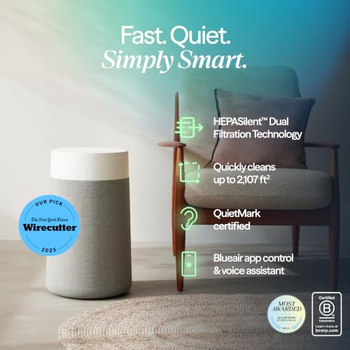 BLUEAIR Blue Pure 311i Max Smart Air Purifier for Medium Rooms up to 2,107 Sq Ft HEPASilent Air Cleaner for Pets Allergies Smoke & Dust WiFi Air Purifier with Auto Mode Quiet Air Purifier for Bedroom - Image 2