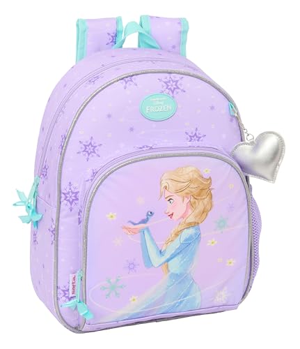 Safta FROZEN SPIRIT Mochila infantil, ideal para crianças de diferentes idades, confortável e versátil, qualidade e resistência, 28 x 10 x 34 cm