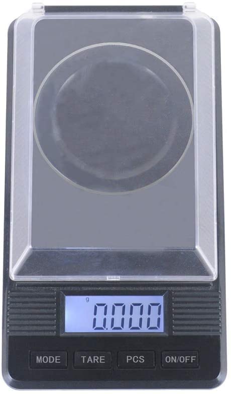 Digital Electronic Scale High Precise 0.001G Mini Pocket Jewelry Portable Gram Balance Lab Weighing for Diamond Gold Lipstick,30G/0.001G (30g/0.001g)