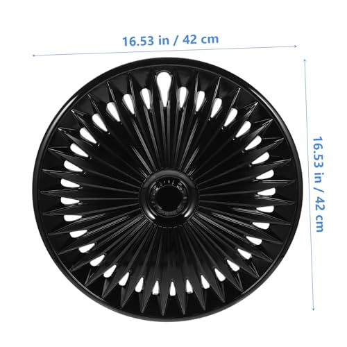 Cache moyeu de roue 15 pouces noir pour masquer la rouille