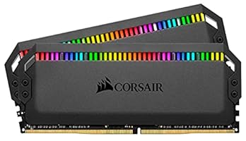 Corsair Dominator Platinum RGB 32GB (2x16GB) DDR4 3600 (PC4-28800) C18 1.35V AMD Optimierter Arbeitsspeicher- Schwarz