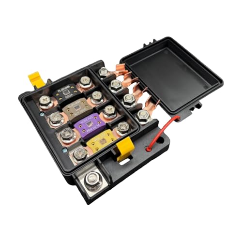Boîte à fusibles 4 voies pour stopper les pannes électriques et courts-circuits