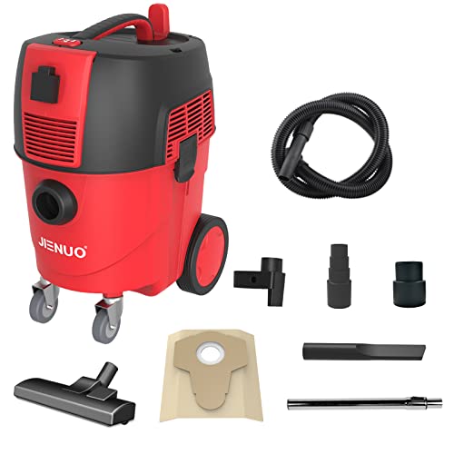 Jienuo Dust Extractor 8 Gallon With Auto Filter Clean And Hepa Filter, Powerful Suction Dust Collector For Wall Sanding, Construction Sites And Woodworking #TOP5