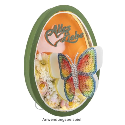 Ideen mit Herz Windradfolie | Transparent-Folie | Mobile-Folie | transparent | 0,2 mm | 10 Stück (Din A4)