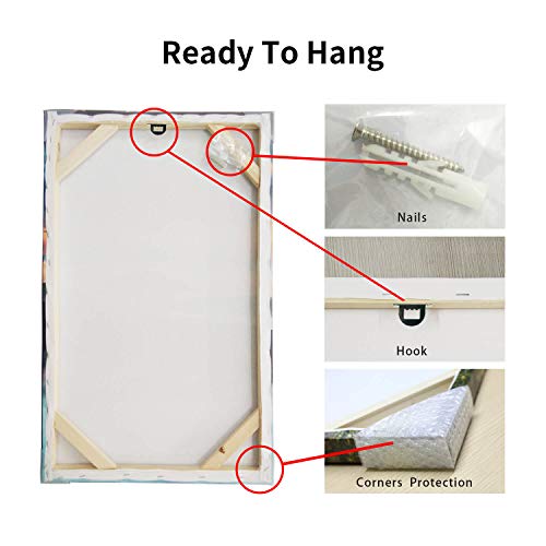 Natural Landscape Wall Art Paintings: Photographic Artworks Dark Tree Line With Foggy Misty Forest Pine Print On Wrapped Canvas For Decoration, Multi-Piece Image (16"X26"X3, Gray Wall Decor) #TOP6