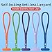 saxsion Lanyard for Phone, Self-Locking Phone Wrist Strap with 0.4mm Ultra-Thin Clip & 360° Hook, Anti-Drop Strap (Blue)