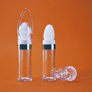 أنابيب هايلايتر فارغة مع أغطية مدببة - حاوية مستحضرات تجميل قابلة لإعادة الملء، عبوة من 2 قطعة