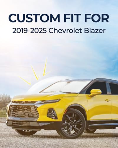 Image of for Chevrolet Blazer 2019-2025 Car Window Shades, 8pcs Privacy Sun Shade Set for Front Windshield Side and Rear Windows, Full Window Covers Keeps Vehicle Cool for Camping Napping